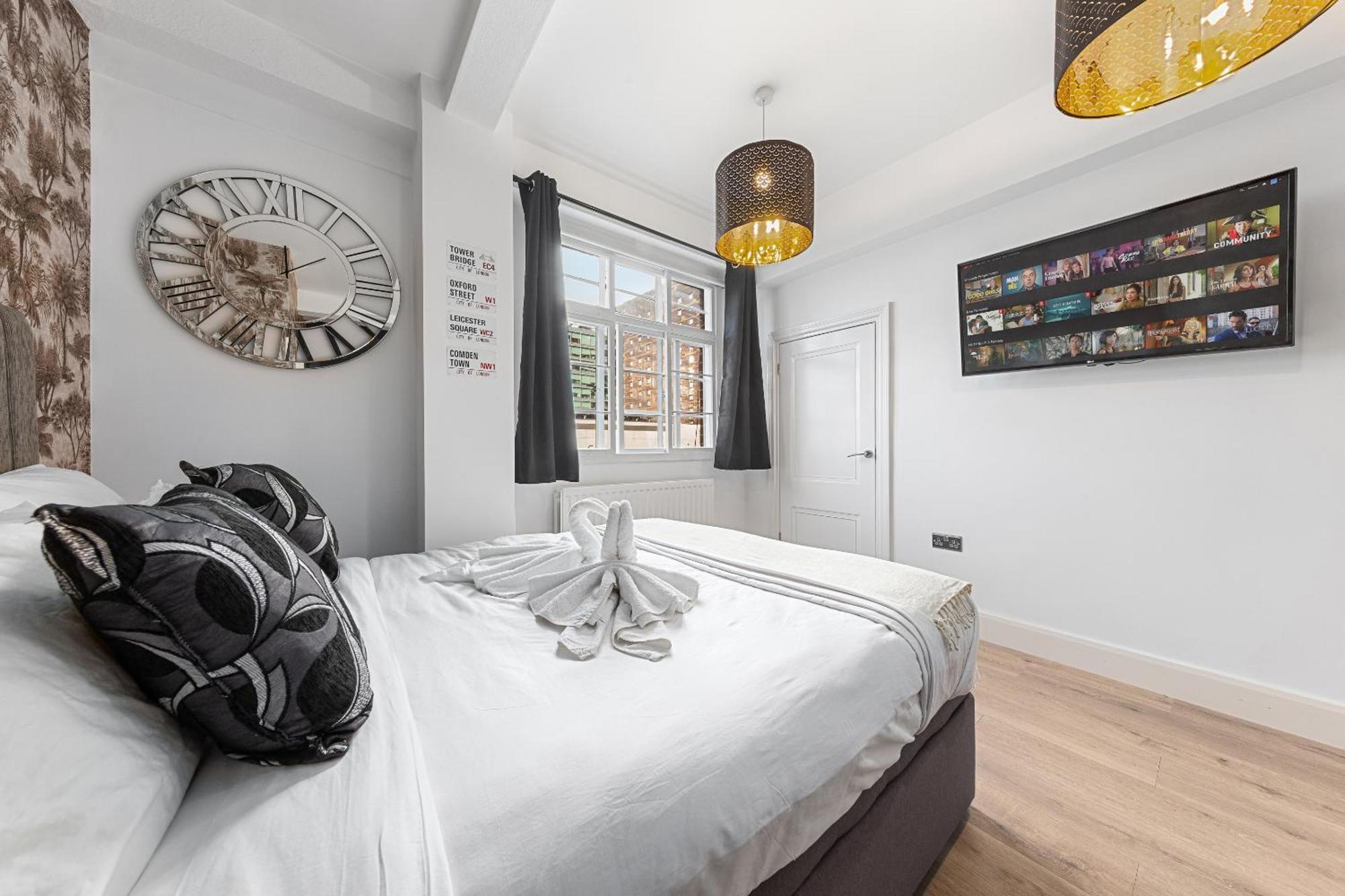 Central London Luxury, Relaxing Apartment! 2 Mins From Paddington Station! Exterior photo